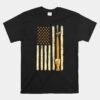 Craft Beer Tap Distressed American Flag Patriotic Alcohol Unisex T-Shirt