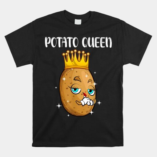 Cute Potato Girls Vegetable Potato Unisex T-Shirt