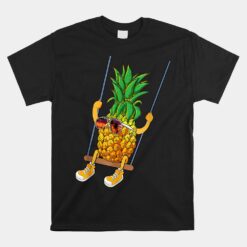 Cute Swinging Pineapple Swinger Unisex T-Shirt