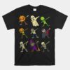 Dab Pumpkin Skeleton Ghost Alien Zombie Halloween Unisex T-Shirt