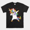 Dabbing Unicorn Rainbow  Dab Unicorn Unisex T-Shirt