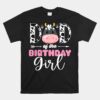 Dad Of The Birthday Girl Cow Themed Cow Unisex T-Shirt