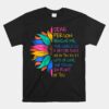 Dear Person Behind Me On Back To The Person Behind Me Unisex T-Shirt