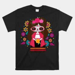 Dia De Los Muertos Unisex T-Shirt Mexican Sugar Skull Unisex T-Shirt