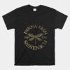 Dinna Fash Sassenach Dragonfly Beige Design Unisex T-Shirt