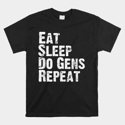 Eat Sleep Do Gens Repeat DBD Survivor Main Unisex T-Shirt