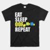 Eat Sleep Oof Repeat Gamers Meme Unisex T-Shirt