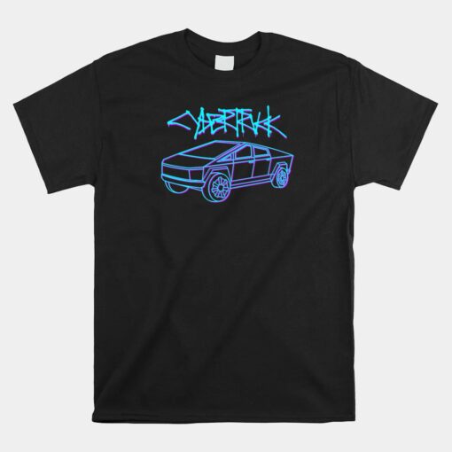Electric Cyber Pick-up Truck Unisex T-Shirt Full Self-Driving Autopilot Unisex T-Shirt