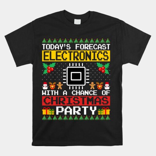 Electronics Christmas Party Electronics Engineer Unisex T-Shirt