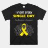 Endometriosis Disease Awareness Survivor Yellow Ribbon Unisex T-Shirt