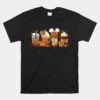 Fall Coffee Pumpkin Spice Latte Iced Warm Cozy Autumn Orange Unisex T-Shirt