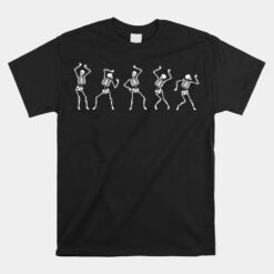 Fall Unisex T-Shirt Dancing Skeleton Unisex T-Shirt