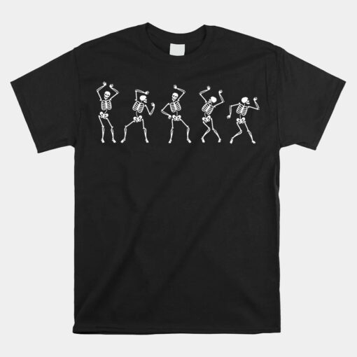 Fall Unisex T-Shirt Dancing Skeleton Unisex T-Shirt