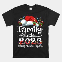 Family Christmas 2023 Matching Squad Santa Elf Funny Xmas Unisex T-Shirt