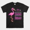 Flamingo Its Flamingo Friday Birds Wearing Glasses Unisex T-Shirt