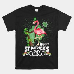 Flamingo Plus Size St. Patricks Day Unisex T-Shirt