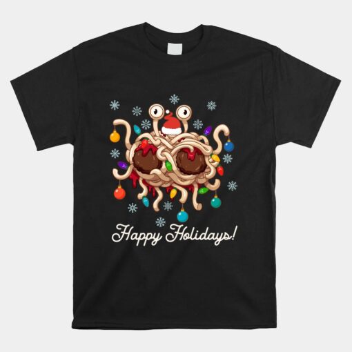 Flying Spaghetti Monster FSM Christmas Unisex T-Shirt