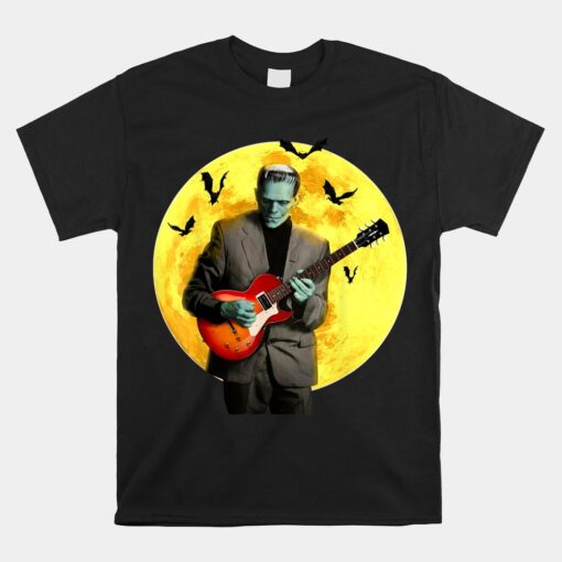 Frankenguitar Frankenstein Plays Electric Guitar Unisex T-Shirt