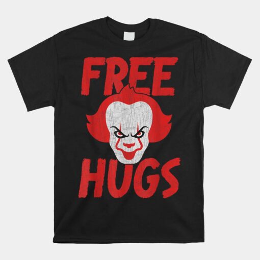 Free Hugs Killer Scary Clown Unisex T-Shirt