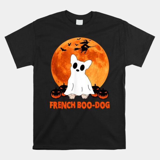 French Boo-dog Funny French Bulldog Halloween Unisex T-Shirt