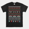 Friends Christmas Logo Ugly Sweater Style Unisex T-Shirt