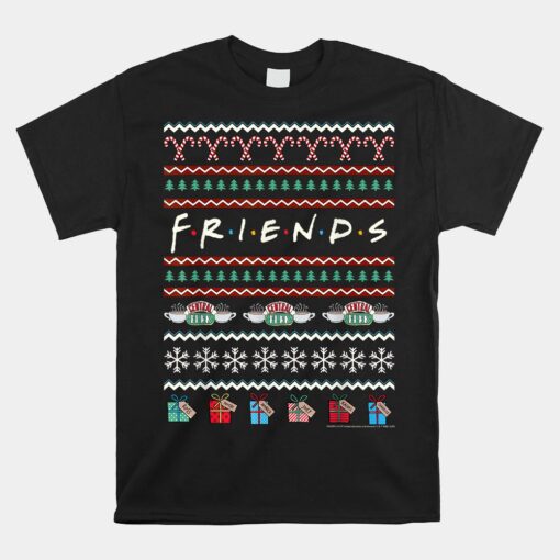 Friends Christmas Logo Ugly Sweater Unisex T-Shirt