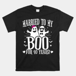 Funny 40th Wedding Anniversary October 40th Anniversary Unisex T-Shirt