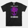 Funny Alien Face Halloween Unisex T-Shirt