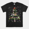 Funny Cats Christmas Tree Ornament Decor Unisex T-Shirt