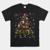 Funny Chickens Christmas Tree Ornament Decor Unisex T-Shirt