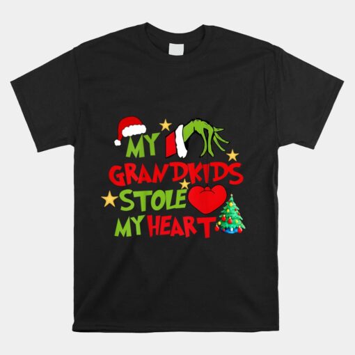 Funny My Grandkids Stole My Heart Unisex T-Shirt