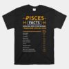 Funny Pisces Facts Unisex T-Shirt