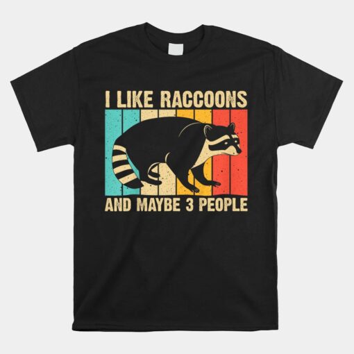 Funny Raccoon Raccoon Lover Introvert Unisex T-Shirt