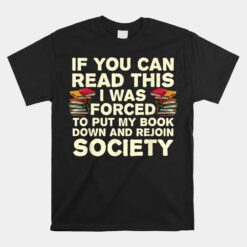 Funny Read Books Bookaholic Bookworm Unisex T-Shirt