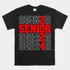 Funny Senior Graduation Gift Class Of 2024 Senior Unisex T-Shirt