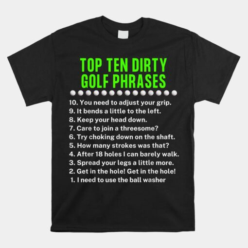 Gag Golf Ideas Golf For Dad Funny Golf Unisex T-Shirt