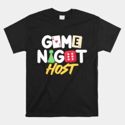 Game Night Host Board Game Trivia Night Team Unisex T-Shirt