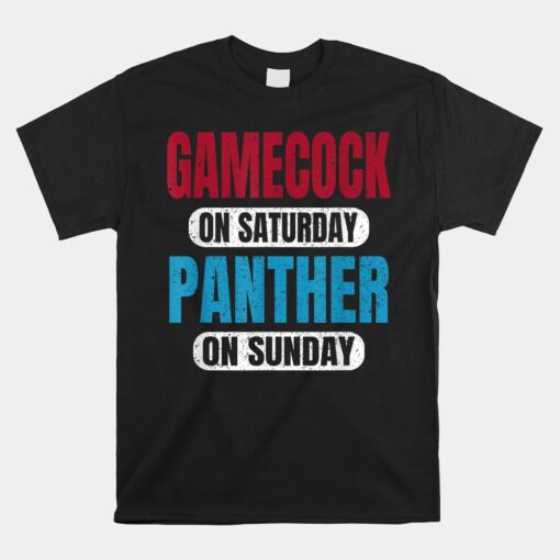 Gamecock On Saturday Panther On Sunday Unisex T-Shirt