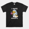 Garfield I Hate Mondays Coffee Garfield Unisex T-Shirt