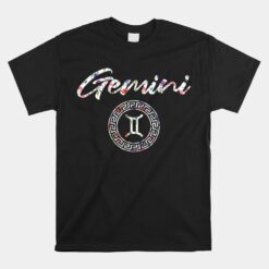 Gemini Unisex T-Shirt Born In May June Birthday Gemini Zodiac Unisex T-Shirt