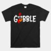Giant Turkey Face Thanksgiving Gobble Holiday Family Unisex T-Shirt