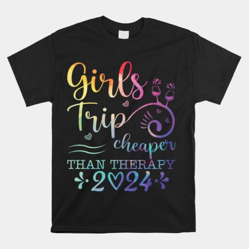 Girl's Trip 2024 Girl Women Friends Trip Unisex T-Shirt