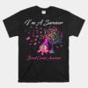 Gnomes I'm A Survivor Breast Cancer Awareness Unisex T-Shirt