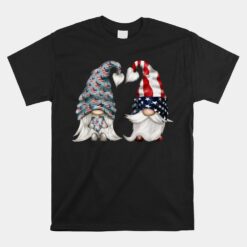 Gnomies For Proud Veteran Unisex T-Shirt Two Patriotic Gnomes Unisex T-Shirt