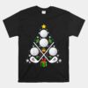 Golf Equipment Christmas Tree Christmas Golf Unisex T-Shirt