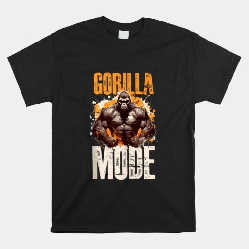 Gorilla Mode Workout Beast Muscles Fitness Gym Unisex T-Shirt