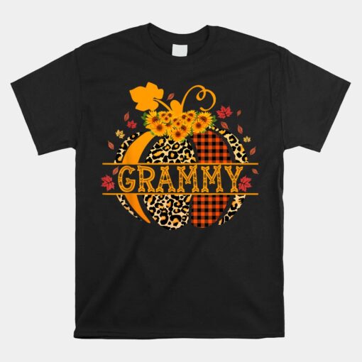 Grammy Leopard Pumpkin Grandma Unisex T-Shirt