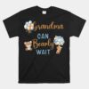 Grandma Can Bearly Wait Gender Neutral Baby Shower Matching Unisex T-Shirt