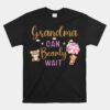 Grandma Can Bearly Wait Gender Neutral Girl Baby Shower Unisex T-Shirt