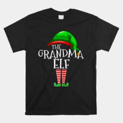 Grandma Elf Group Matching Family Christmas Unisex T-Shirt